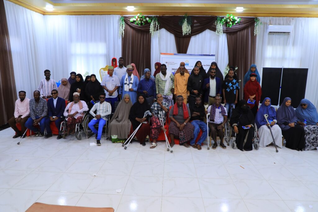 Awareness session for the Implementation of Convention on the Rights of Persons with Disabilities (CRPD) for disability groups in Banadir region.
