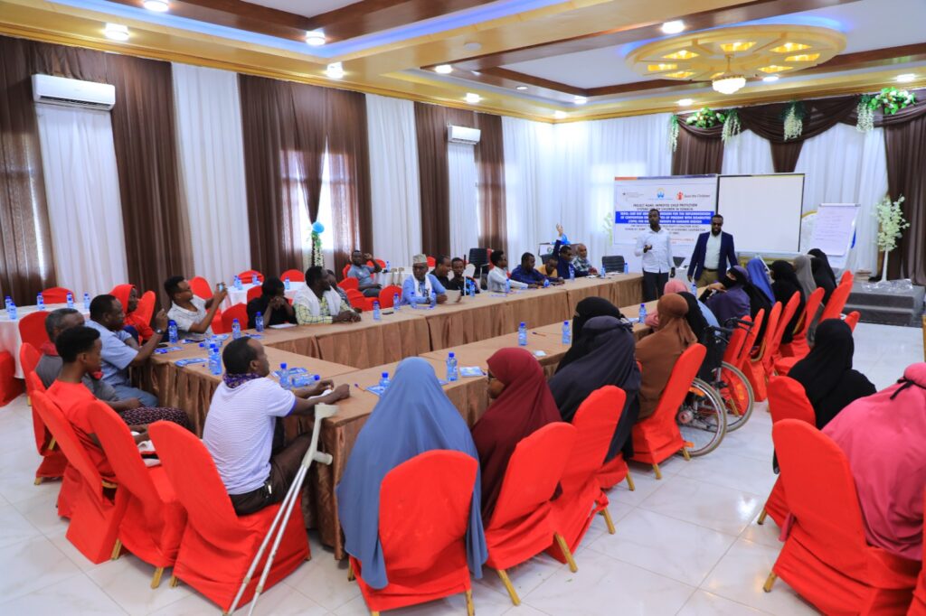 Awareness session for the Implementation of Convention on the Rights of Persons with Disabilities (CRPD) for disability groups in Banadir region.
