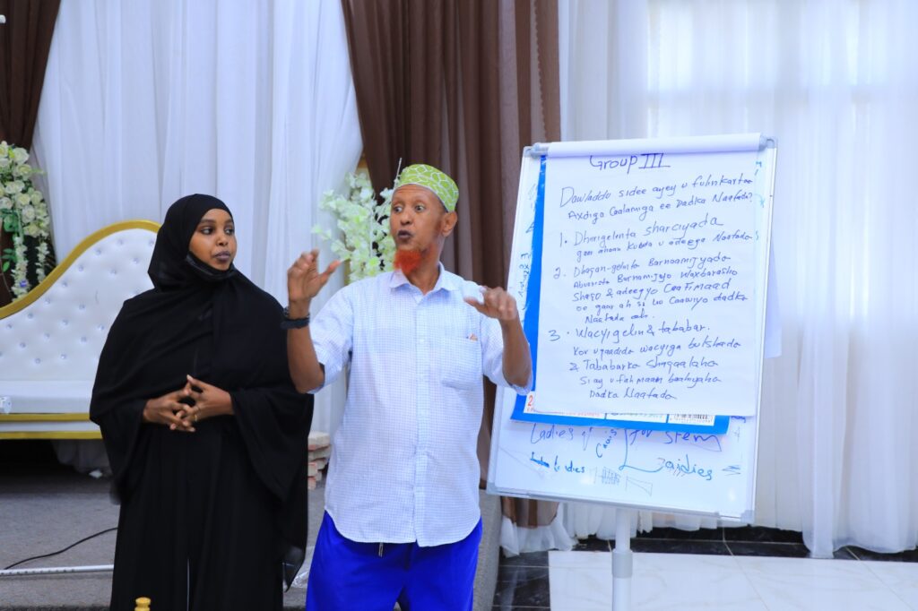Awareness session for the Implementation of Convention on the Rights of Persons with Disabilities (CRPD) for disability groups in Banadir region.